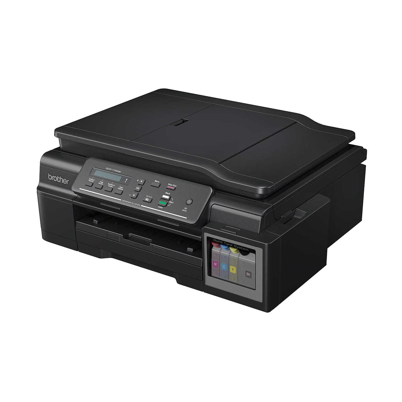 Brother DCP-T700W Ink Tank Printer Left side view