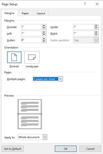 Reducing Printing Costs - Print more documents on a page