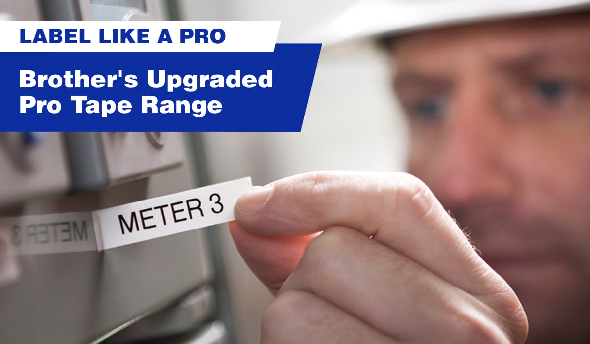 Label like a Pro with Brother’s upgraded Pro Tape range