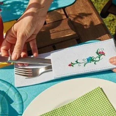 Embroidery Designs - Cutlery Holder