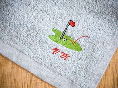 Embroidery Designs - Personalized Golf Towel