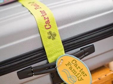 Embroidery Designs - Luggage Identification Tag