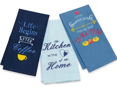 Embroidery Designs - Kitchen Towels