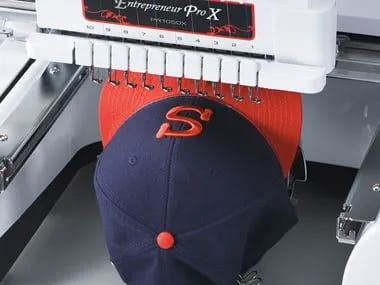 Embroidery Machine - Personalized Caps