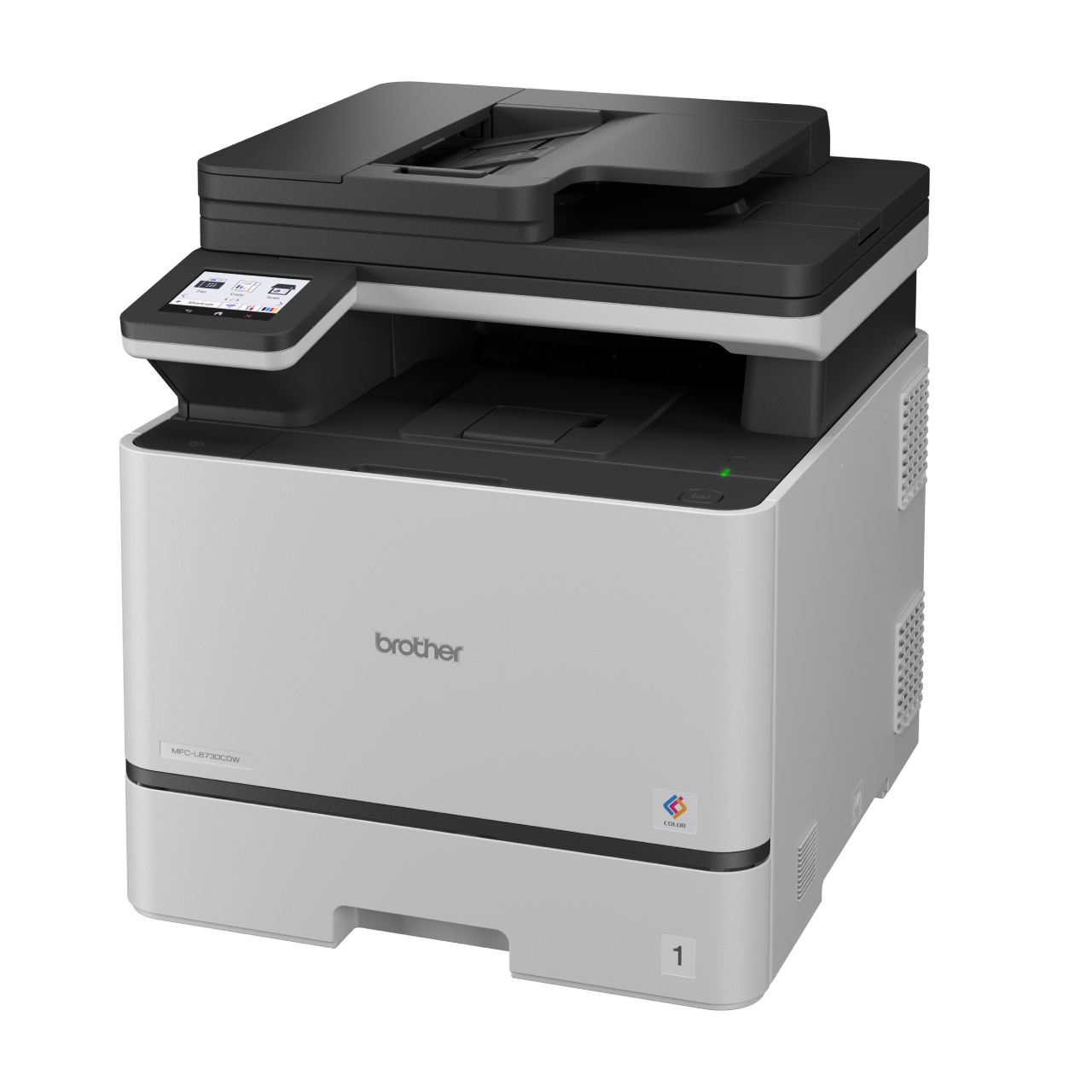 Brother MFC-L8730CDW Color Laser Printer Left side view