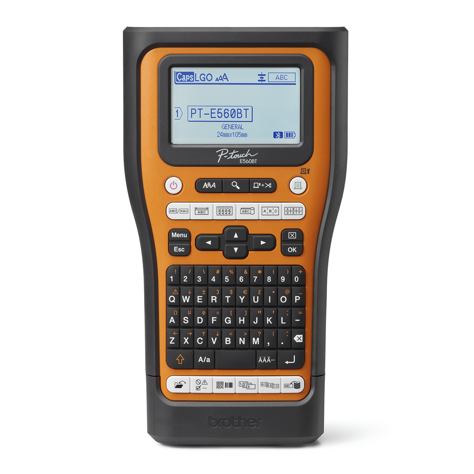 Brother PT-E560BTVP Label Printer (Label Maker) Front View