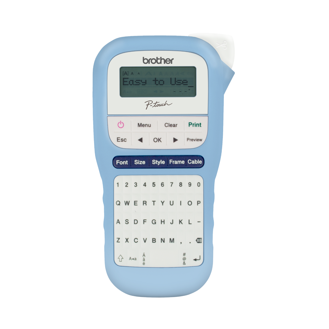 Brother PT-H110LB Label Printer Front View