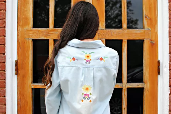 custom embroidery on jacket