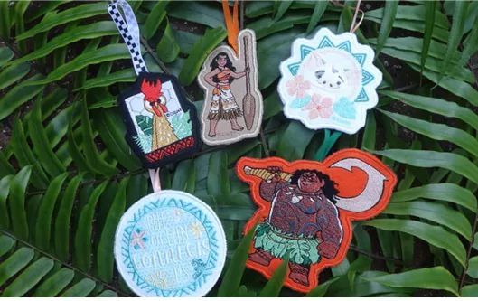 embroidered character patches for kids