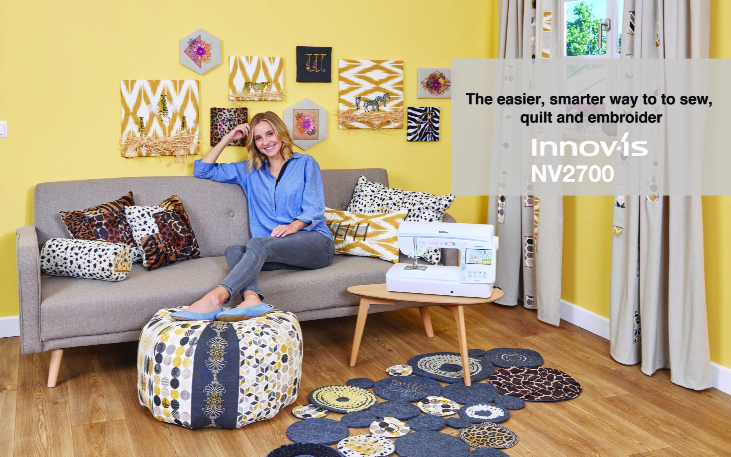 The easier, smarter way to sew, quilt and embroider