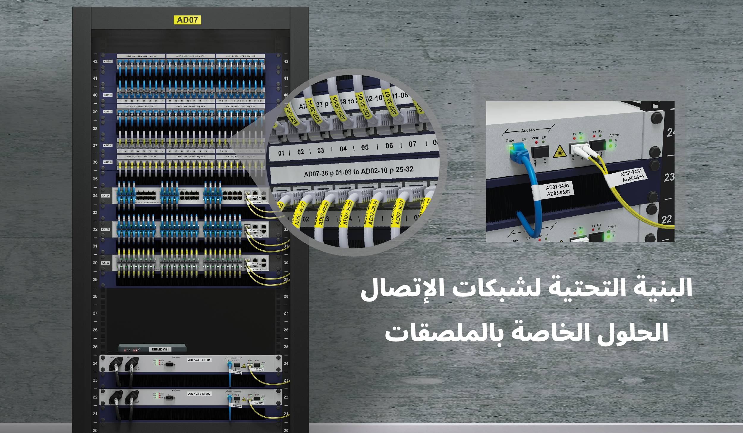 عنونة البنية التحتية لشبكة الإتصال