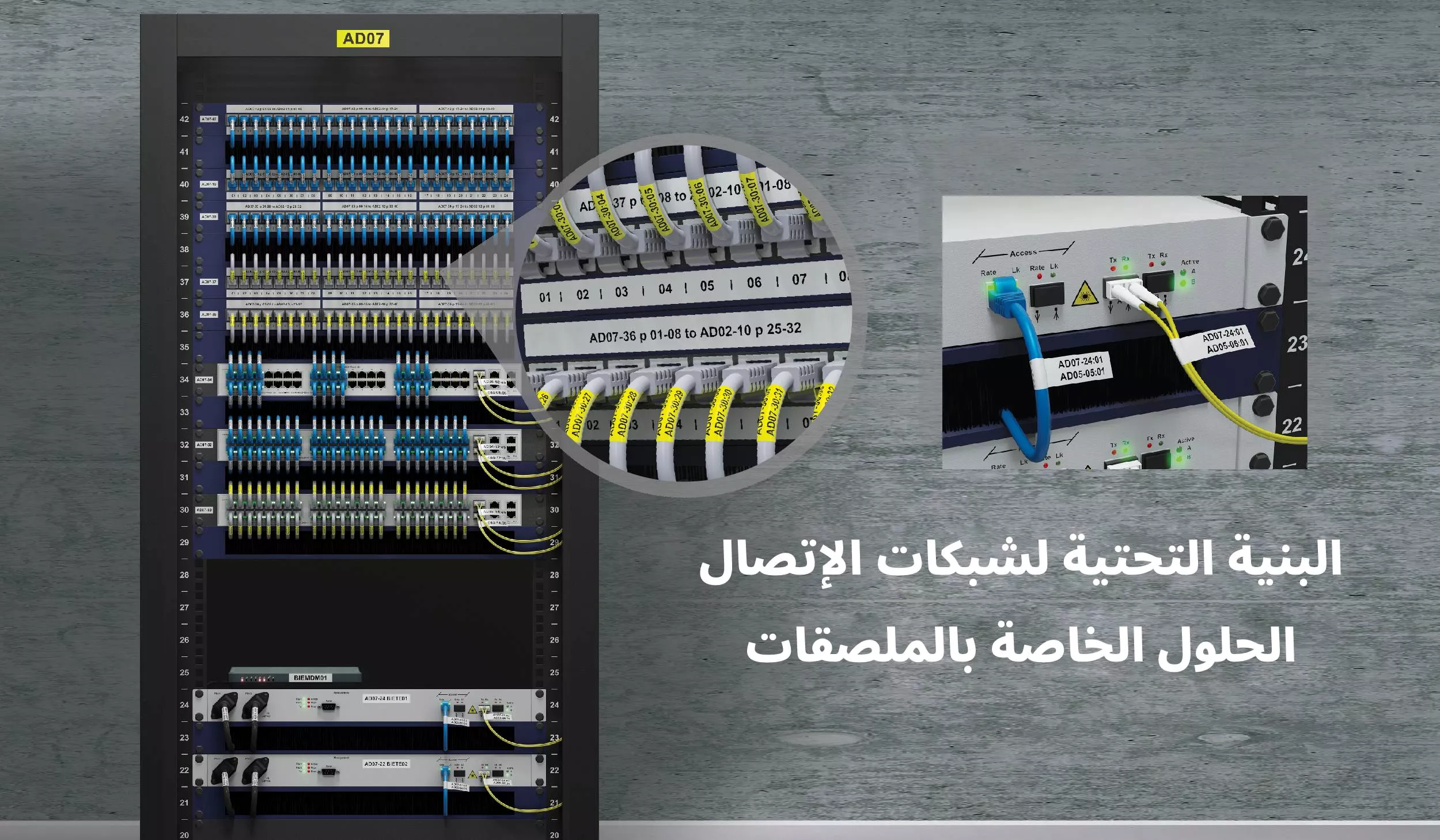 عنونة البنية التحتية لشبكة الإتصال