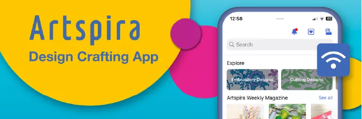 تطبيق Artspira لتصاميم التطريز
