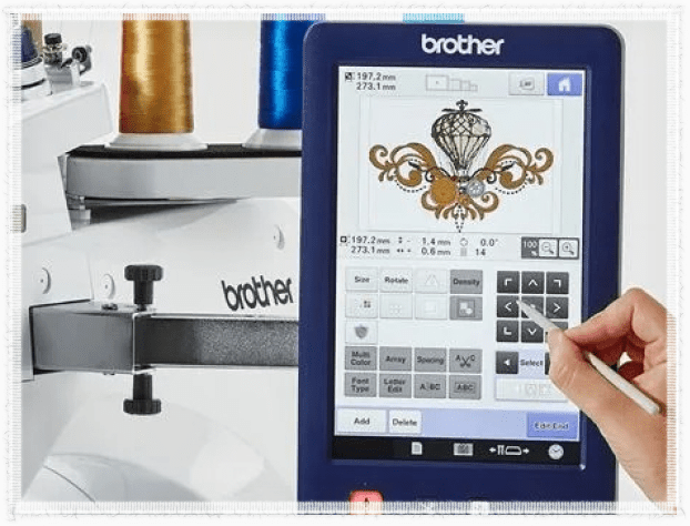Embroidery Machine Features -  Intuitive Interface