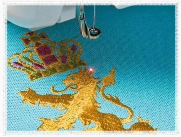 Embroidery Machine Features - LED Pointer for Pattern Positioning at Brother Gulf, Middle East & Africa