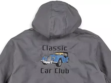 Embroidery Designs - Hooded Jacket at Brother Gulf, Middle East & Africa