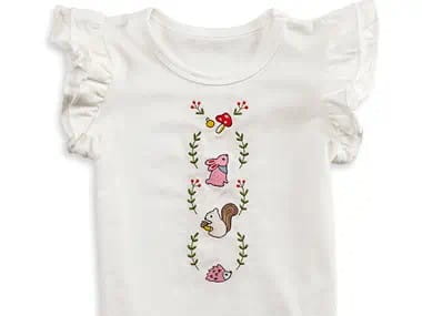 قميص طفل - تصاميم التطريز