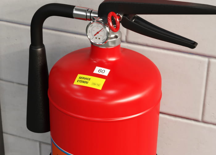 Facilities Management Labelling - Fire safety