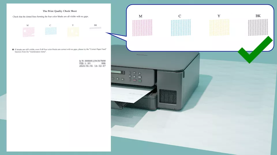 Check the Print Quality1Line