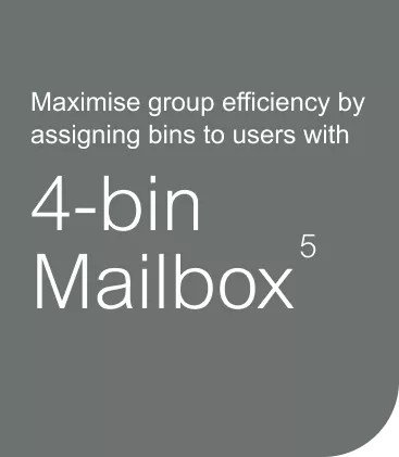 4-bin Mailbox at Brother Gulf, Middle East & Africa