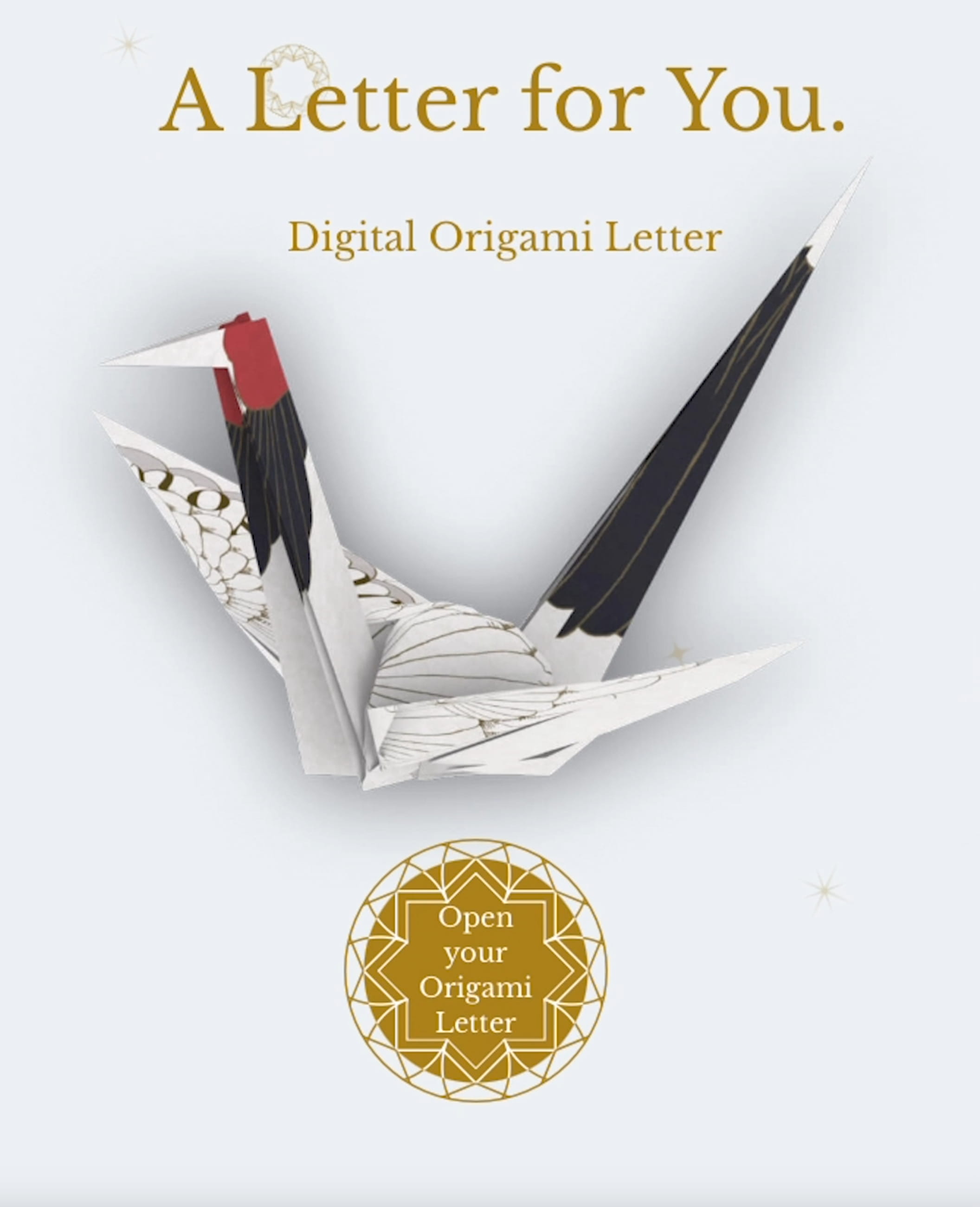 Origami Letter - Expo 2020 Dubai