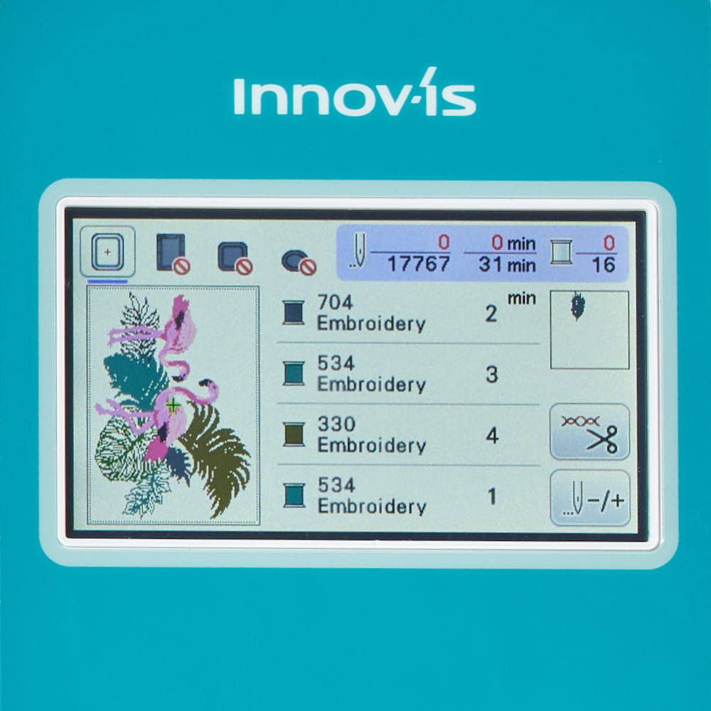 Embroidery Machine Feature - Color Sorting