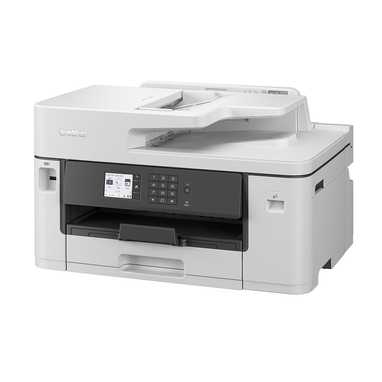 Brother MFC-J2340DW طابعة نافثة للحبر منظر الجانب الأيسر