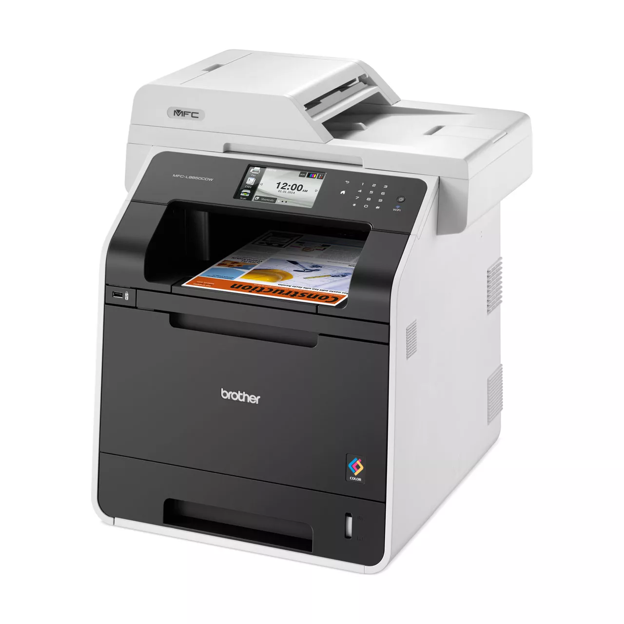 Brother MFC-L8850CDW Color Laser Printer Left side view