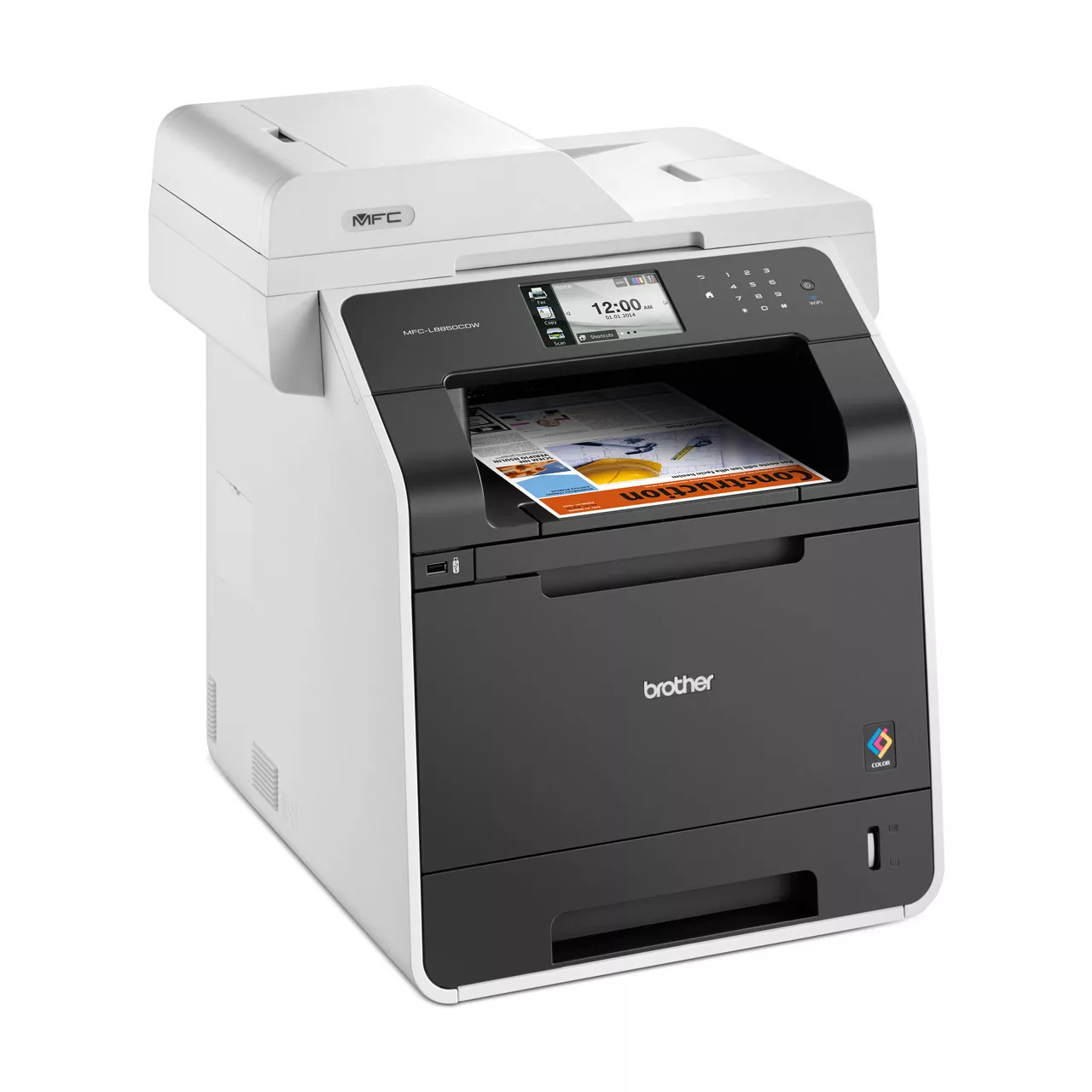 Brother MFC-L8850CDW Color Laser Printer Right side view