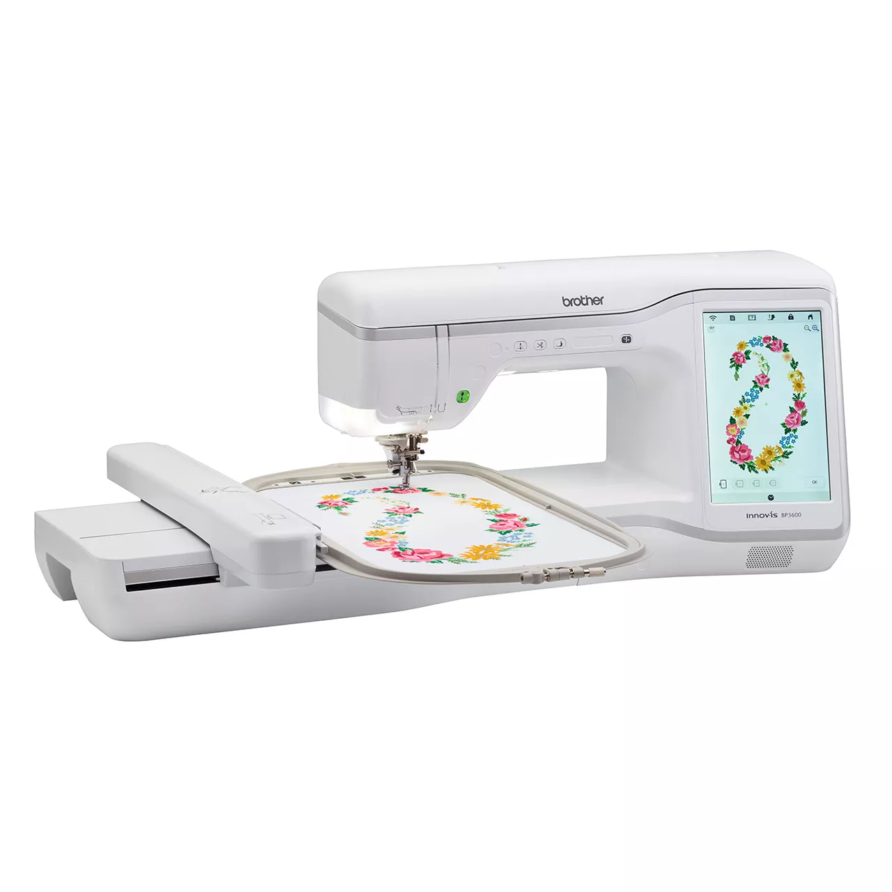 Brother BP3600 Large and Fast Embroidery Machine – right-side view