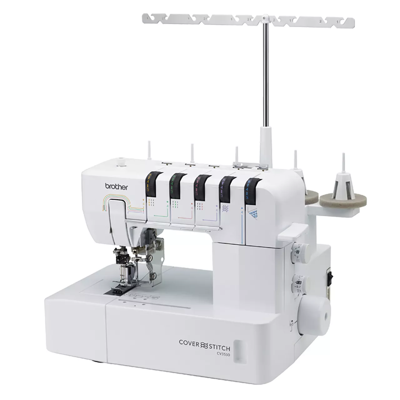 Brother CV3550 Double-Sided Coverstitch Machine – left-side view