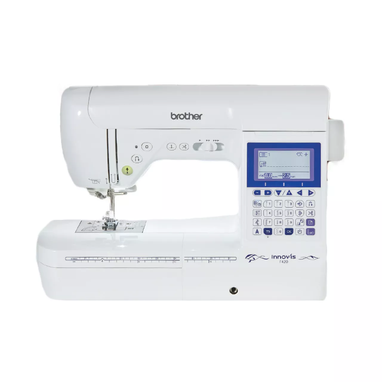 F420 Computerised Sewing and Quilting Machine – front view