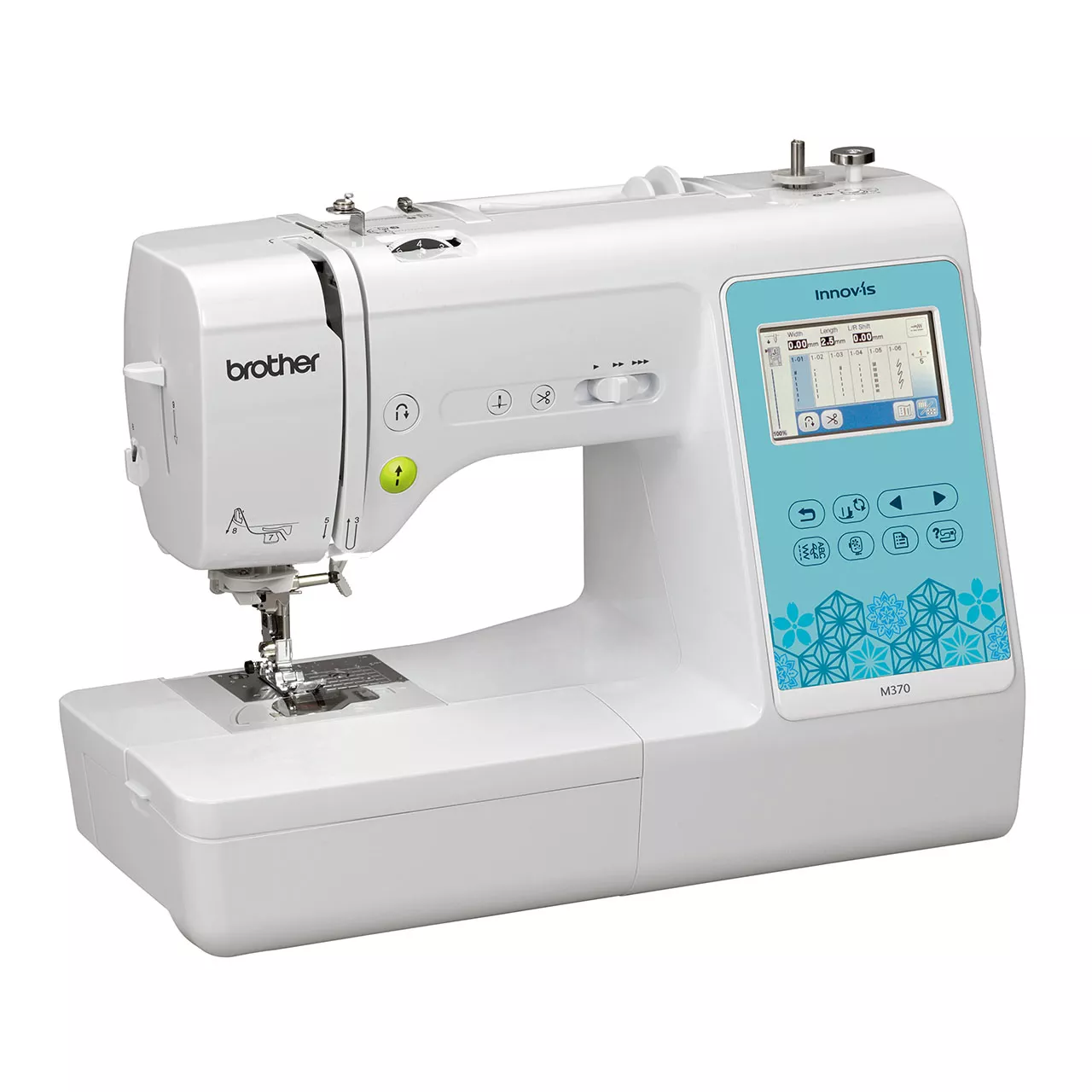 Brother Innov-is M370 Sewing, Quilting & Embroidery Machine  – right-side view