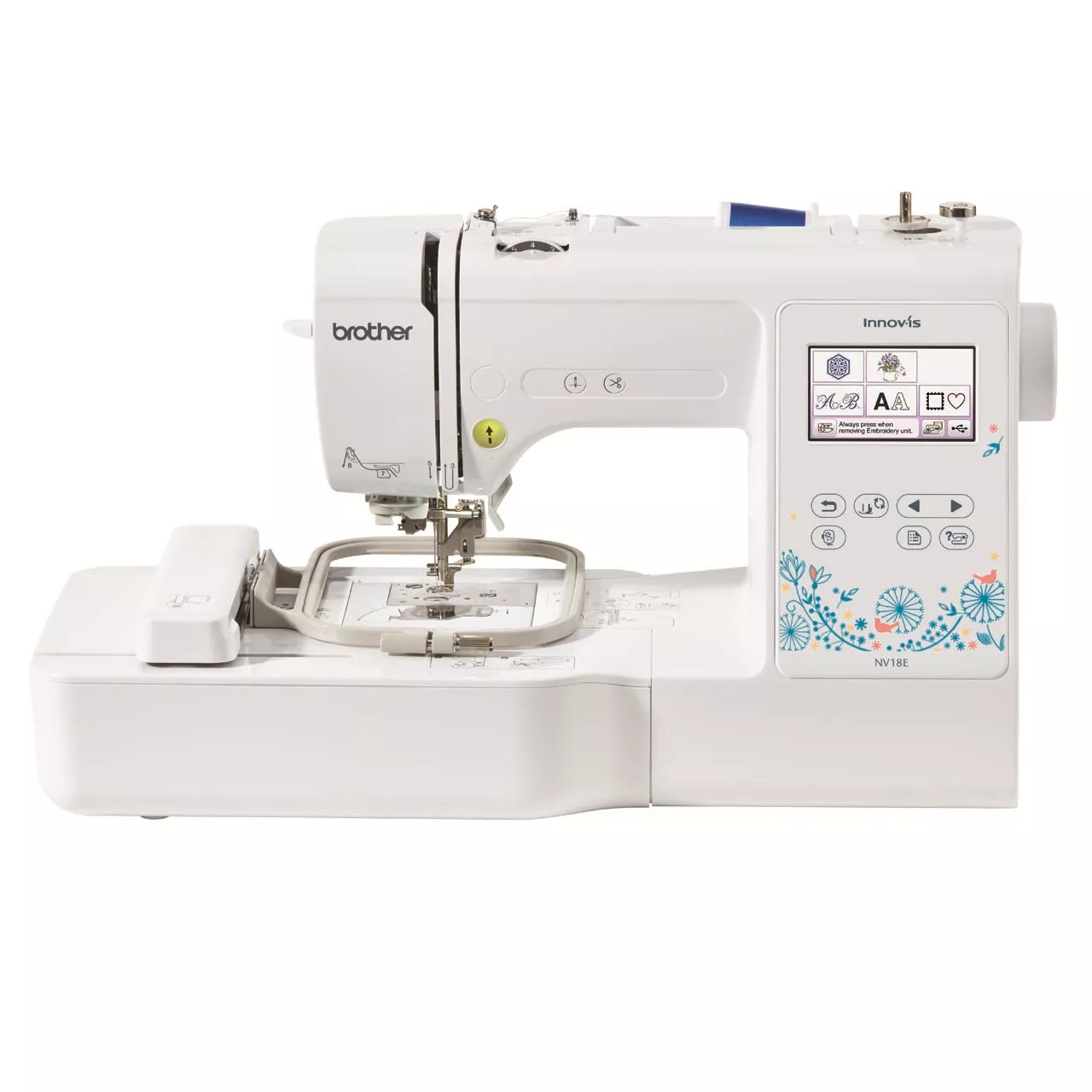 Brother Innov-is NV18E High Quality Embroidery Machine – front view