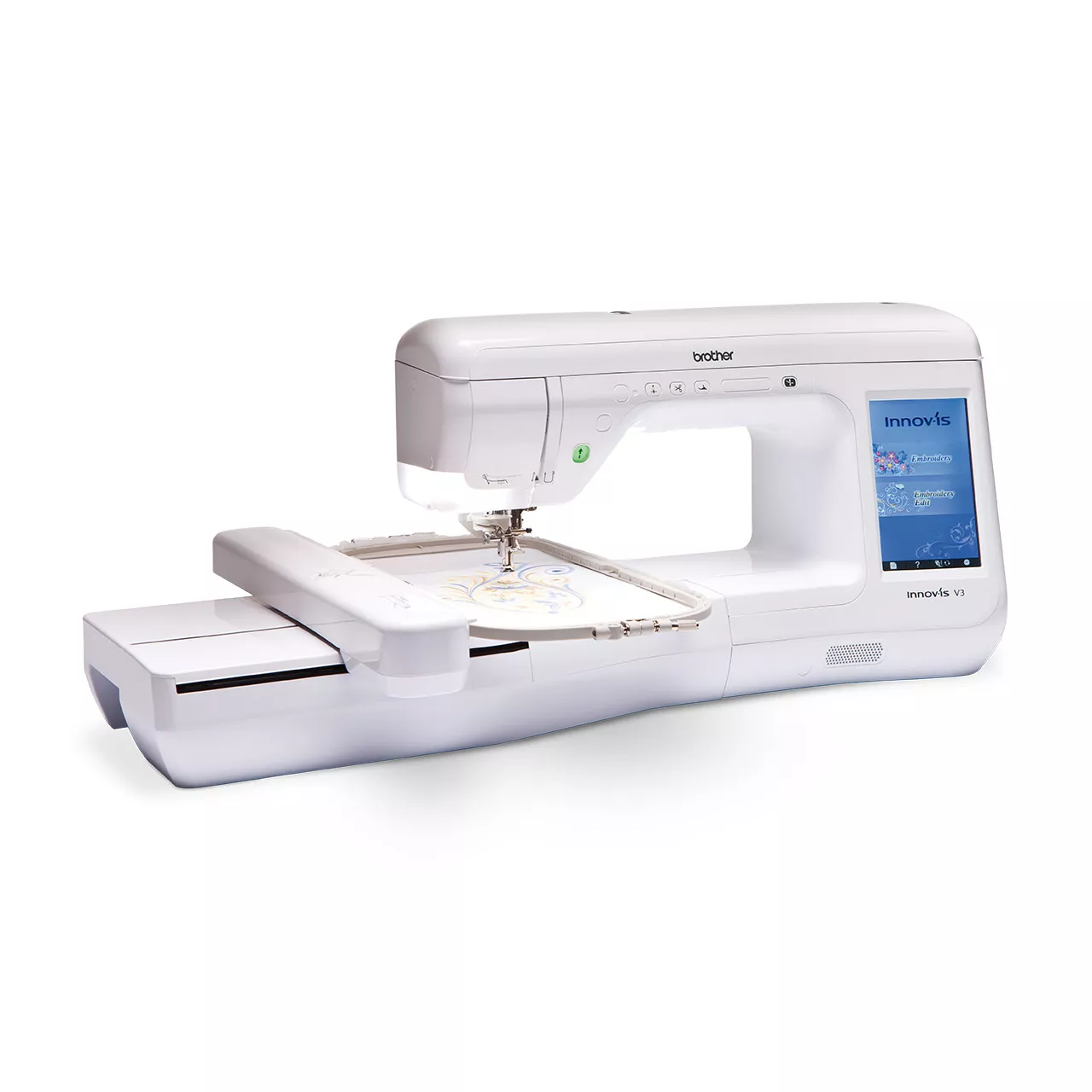 Brother Innov-is V3 Long-arm Embroidery Machine – right-side view