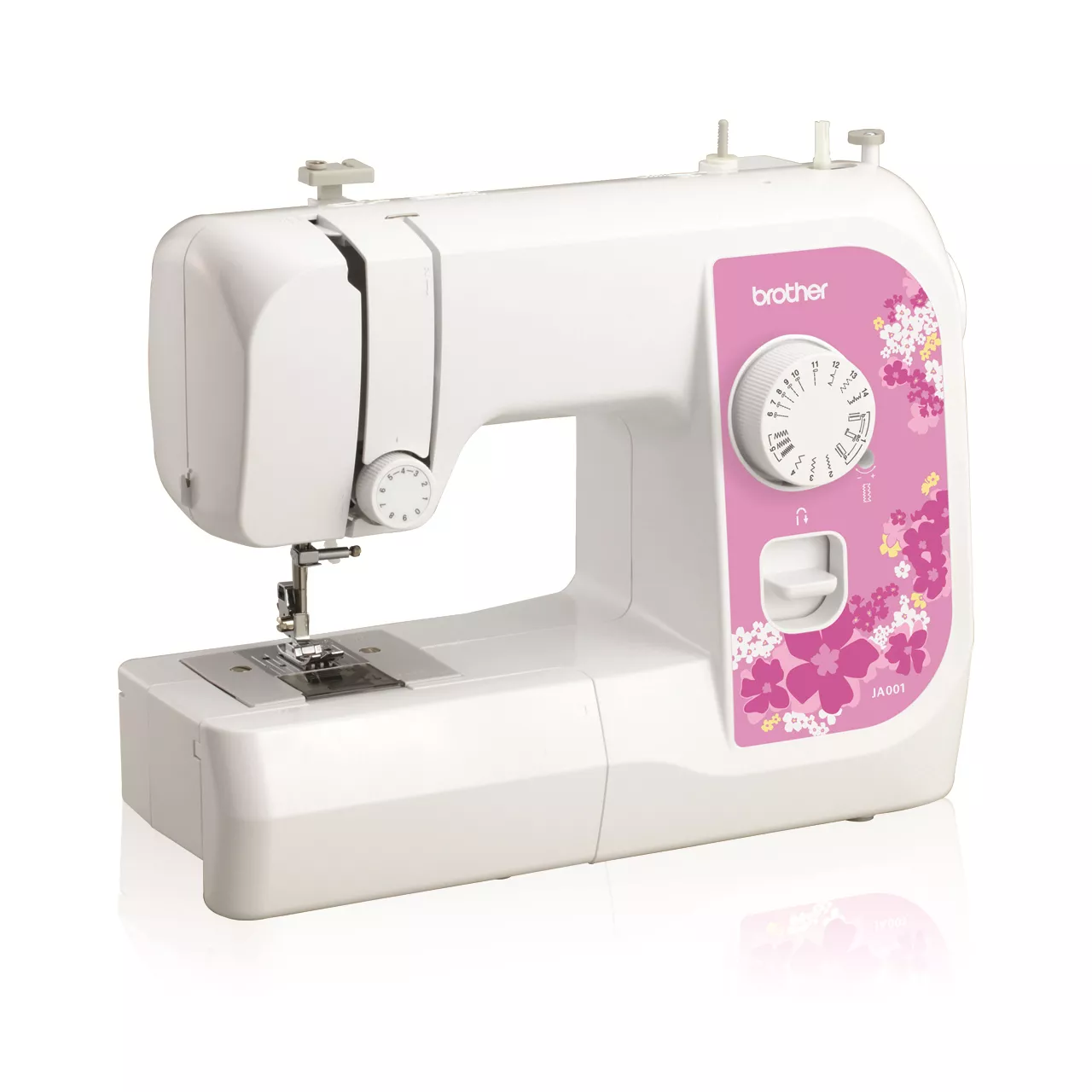 Brother JA001 Compact and easy to use Sewing and Mending Machine – left-side view