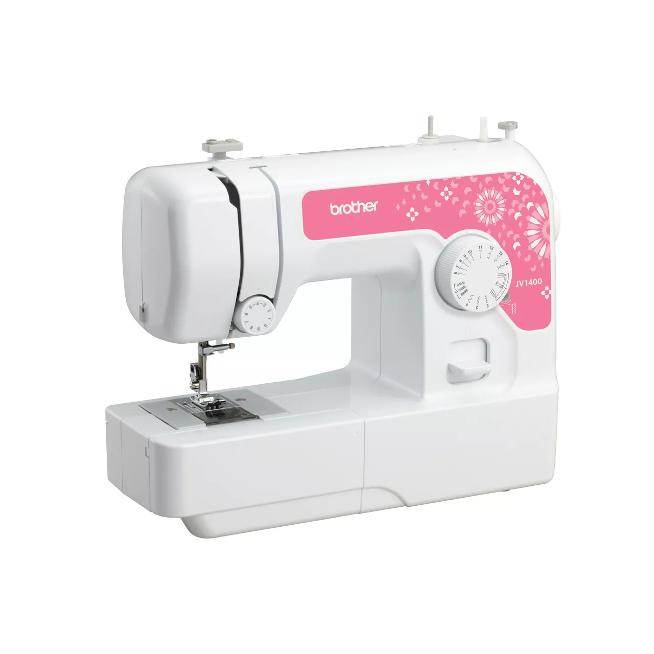 Brother JV1400 Easy to use Computerised Sewing Machine – right-side view
