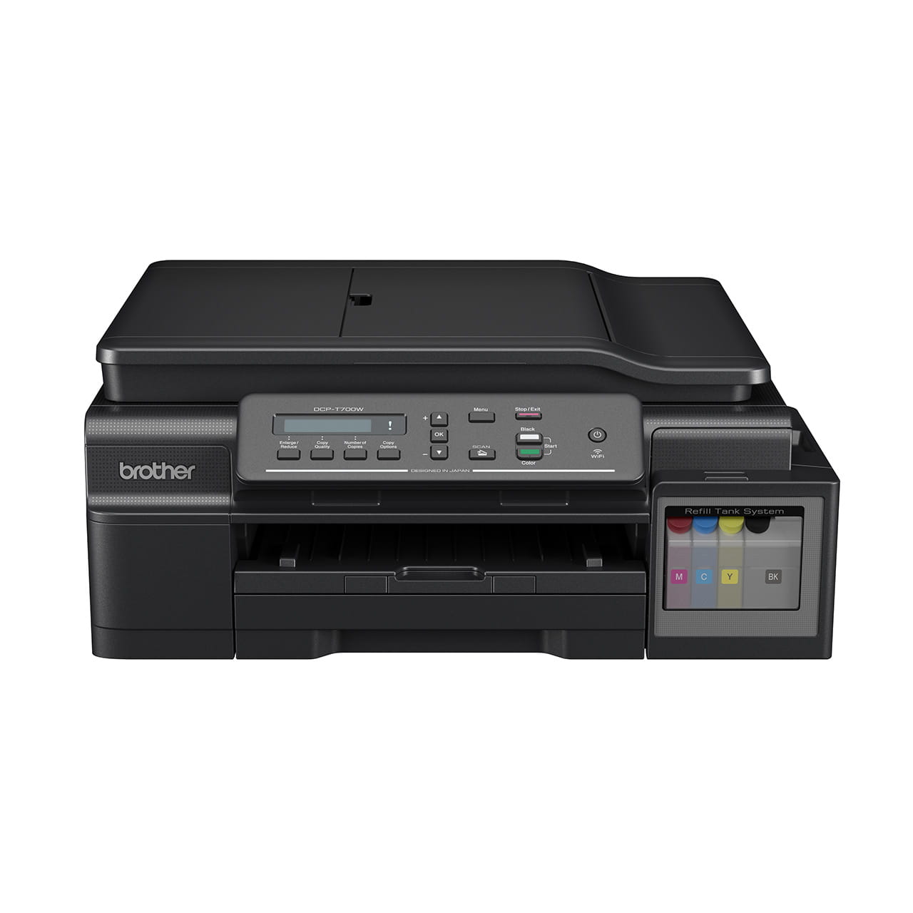 Brother DCP-T700W Ink Tank Printer Front View